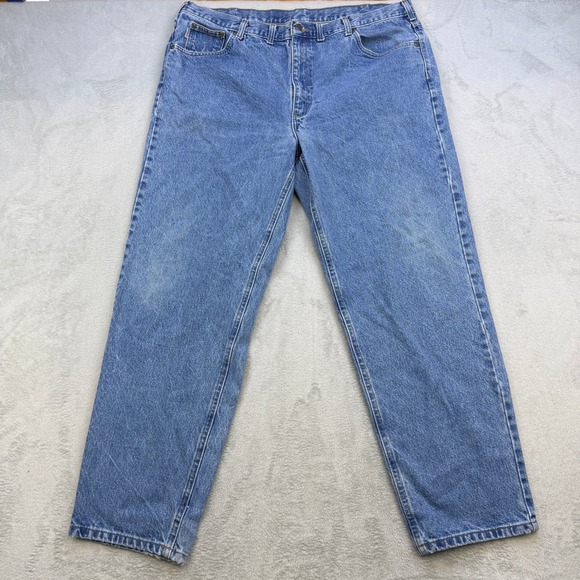 Carhartt Other - Carhartt B17-DST Jeans Mens 34x32 Blue Relaxed Fit‎ Workwear